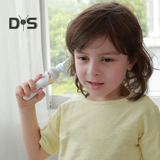 LED-Ohrreiniger-Set, elektrischer Ohrenschmalzentferner mit 5 weichen Spitzen, wiederaufladbar, wasserdicht, sicheres Ohrreinigungswerkzeug