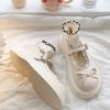 Women's Mary Jane Shoes Shallow Mouth Single Shoes Japanese-style Cute Round Toe Jk Shoes for Women Small Leather Shoe