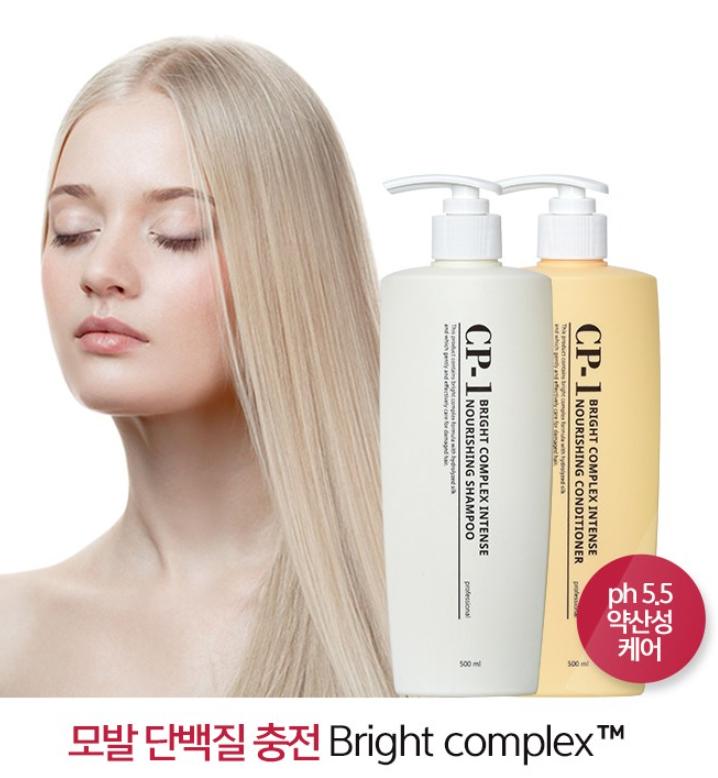 CP-1 Premium Protein Shampoo & Conditioner Set 500ml × 2 | Repair & Moisture Care