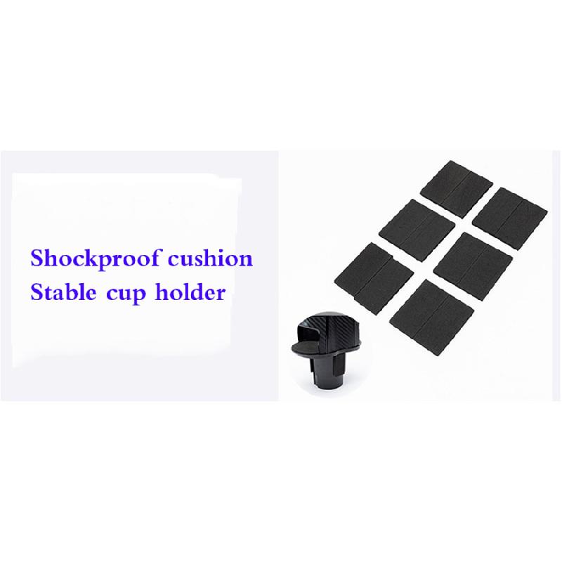 Multifunctional Black Carbon Fiber Color Car Storage Box Cup Holder Organizer X1