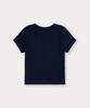 Sseomweeobeoteo Boucle Heart Logo Top - Navy