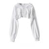 Women Solid Color Hooded Long Sleeve Hoodie Sweatshirt Fashion Ladies Streetwear Slouch Pullover Jumper Tops