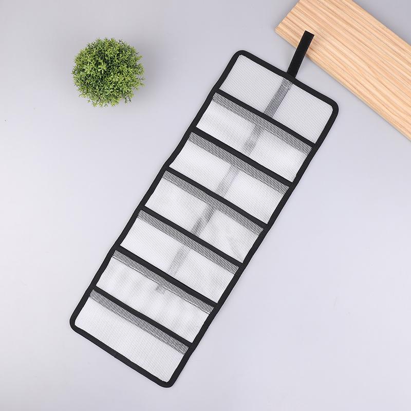 

1 шт. Складные сумки для рыболовных приманок ПВХ Чехол для хранения рыболовных аксессуаров Транспорт Большой вместимости Сумки для снастей Дом Пеший туризм Садоводство белый