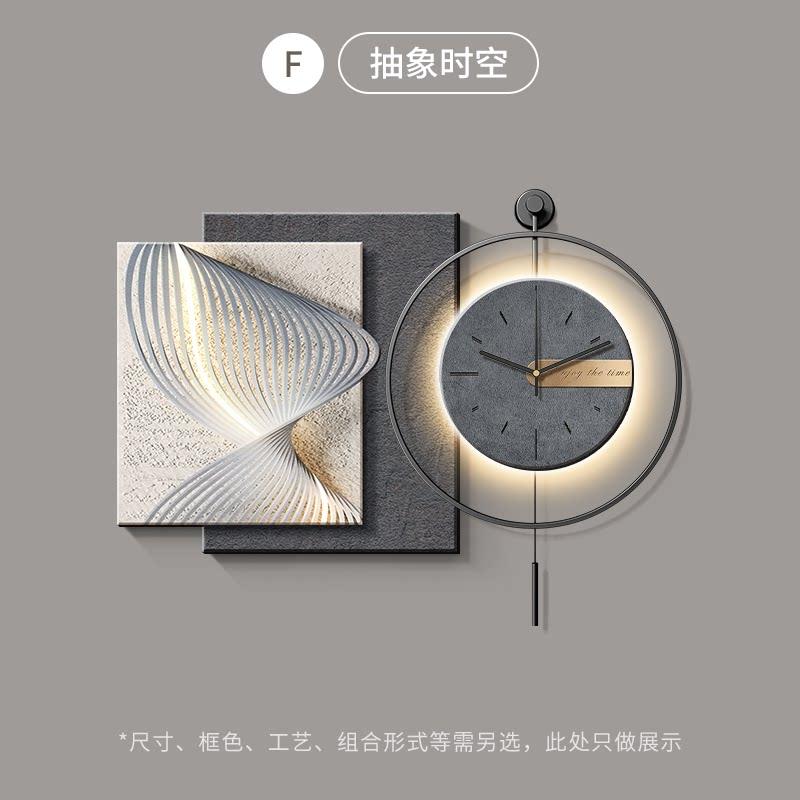 Bedrooms Led Clock Wall Art Mural Fashion Creative Aesthetic Interior Simple Wall Watch Big Size Luxury Wanduhr Room Decorations