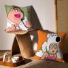 Cartoon F-families GuyS Pillow Case Sofa and Living Room Decorative Cushion Covers Dust-proof and Mite-proof Invisible Zipper