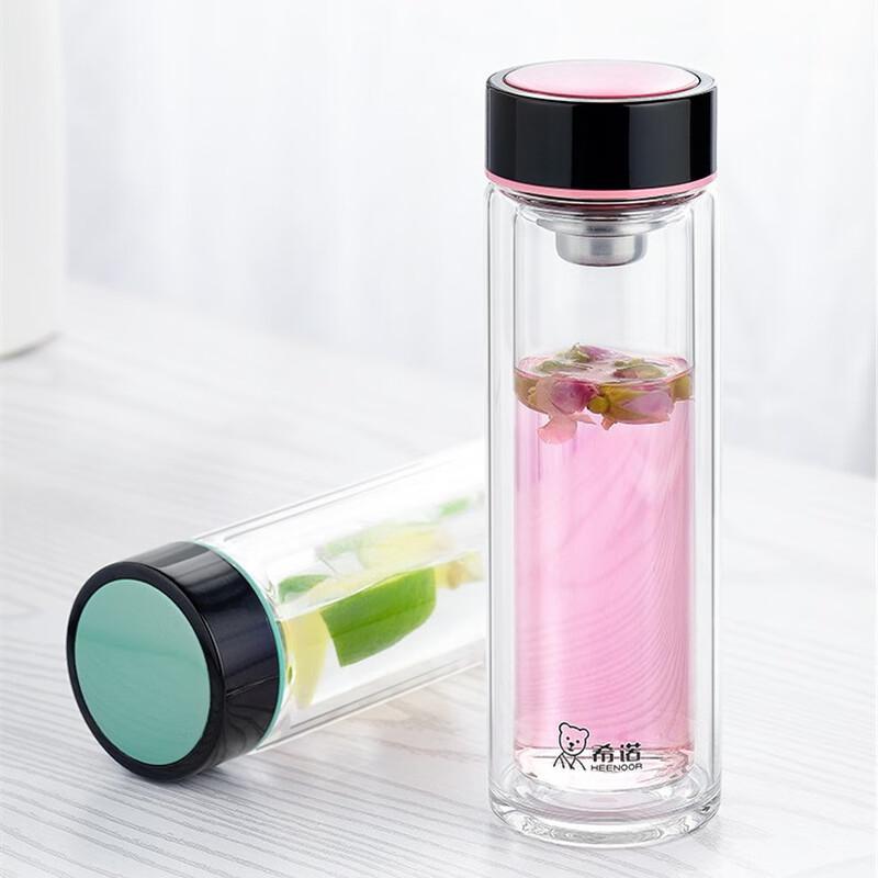 Zhi Shi Double-Layer Insulated Glass Mug