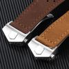20mm 22mm Bracelet for Tag Heuer Connected 45 for Carrera for Monaco Leather Replace Band Frosted Cowhide Universal Accessory