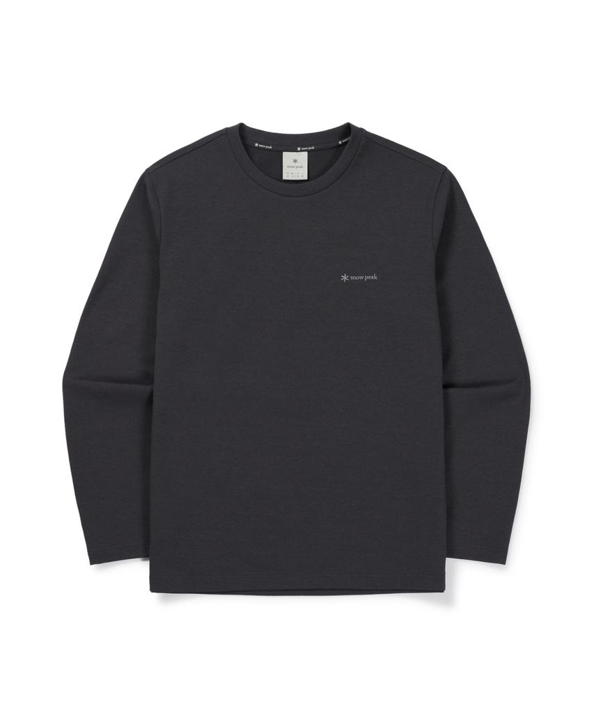 SNOWPEAK APPAREL Quick-Dry Long Sleeve T-Shirt (S26Fmftl14) Charcoal