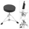 Drum Throne Padded Drum Seat Drumming Stools Adjustable Height with 5A Maple Wood Stick