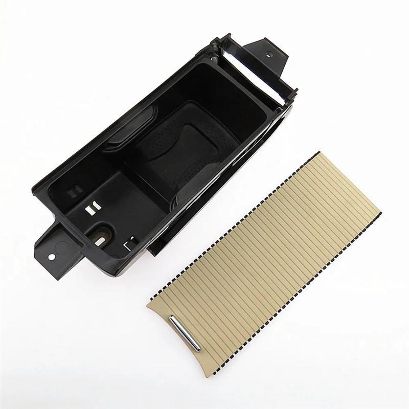 Car Beige Center Console Water Cup Drink Holder Storage Box 5KD 862 531A For VW Scirocco Golf 5 EOS 1K0862531 5KD862531A Parts