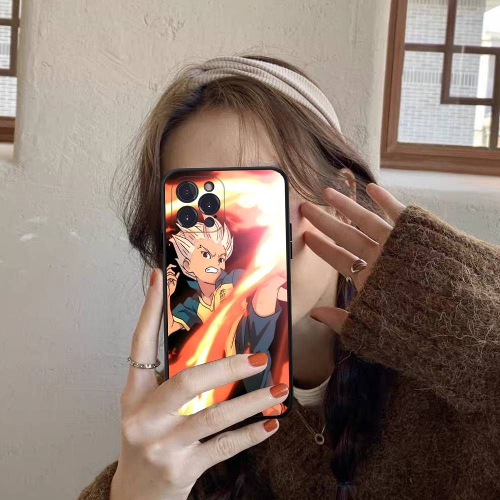 Axel Blaze Firestorm Inazuma Eleven Phone Case For Iphone 16 15 17 13 14 12 11 Pro Max Plus Black Shell Cover Case