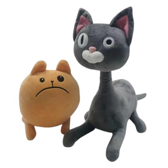 Noodle Cat And Bun Dog Plush Toy Cute Stuffed Animals Plush Soft