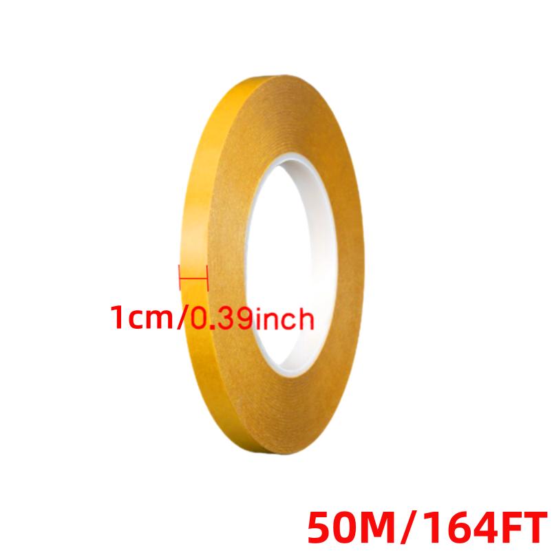 Professional Strong Adhesive Double Sided Tape, Heat Resistant PET Film Transparent Waterproof, for Car Bonding Signs Projects