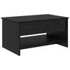 Coffee Table Black Oak Look 80 X 50.5 X 41.5 Cm