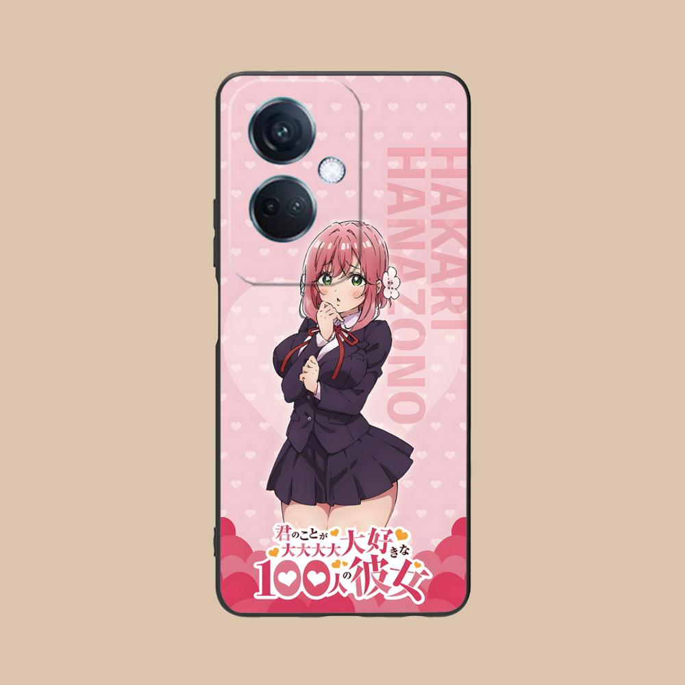 Anime Hakari Hanazono Matte TPU Mobile Phone Case for OPPO Reno 14 13 12 11 10 9 8 7 6 5 F T Pro 5G Colorful Printing Cover