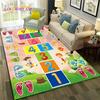 3D Hopscotch Child Digital Games Boy Girls Cartoon Carpet Rug for Home Living Room Sofa Doormat Decor,kids Non-slip Floor Mat