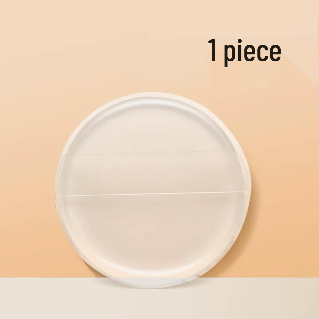 Przezroczysta Silikonowa Gąbeczka do Makijażu Jelly - Podwójnego Zastosowania do Balsamu do Ciała i Kremu BB, Na Mokro i Na Sucho, Niechłonący Design