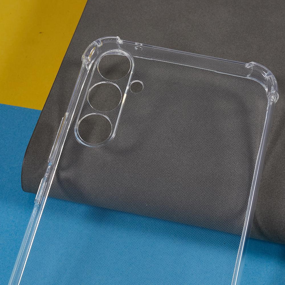 For Samsung Galaxy A54 5G Transparent TPU Case Thickened Corner Anti-drop Phone Cover