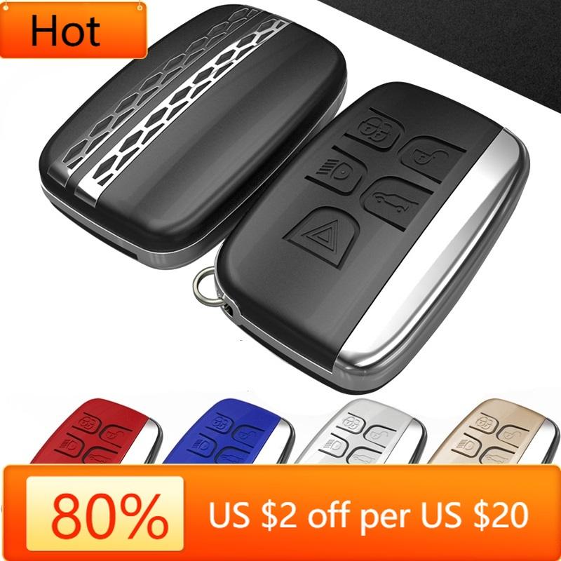 Interior Mouldings ABS Car Remote Key Fob case cover For Land Rover RANGE ROVER SPORT Evoque DISCOVERY SPORT 4 5 For Jaguar XE X