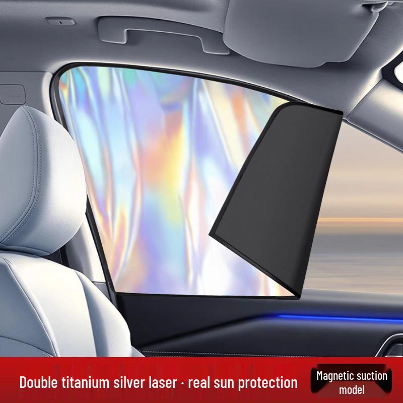 Tenda parasole magnetica per auto: Protezione privacy finestrino laterale del bambino e protezione solare interna