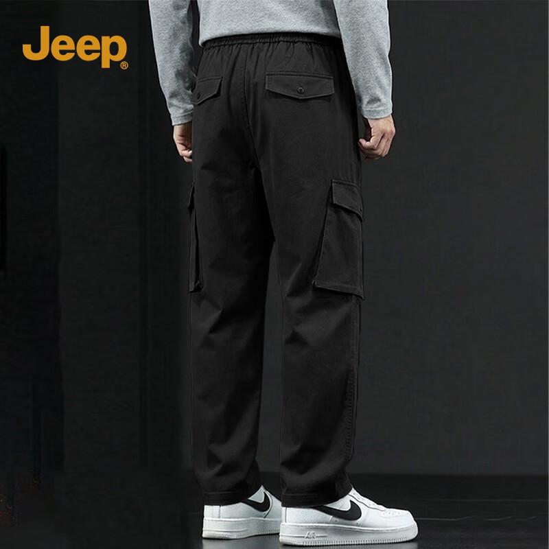JEEP Men's Cotton Cargo Parachute Pants