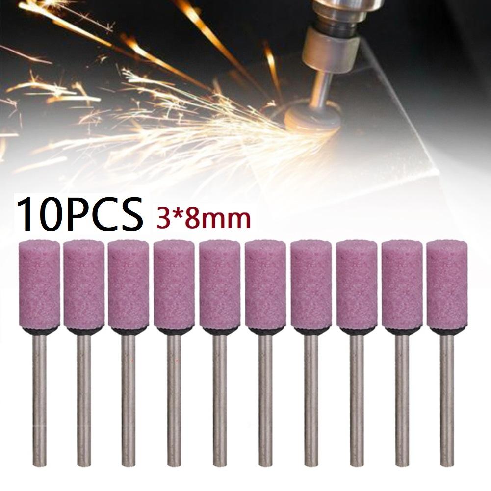 Abrasive Mounted Stone Flat Head Cylindrical Orange