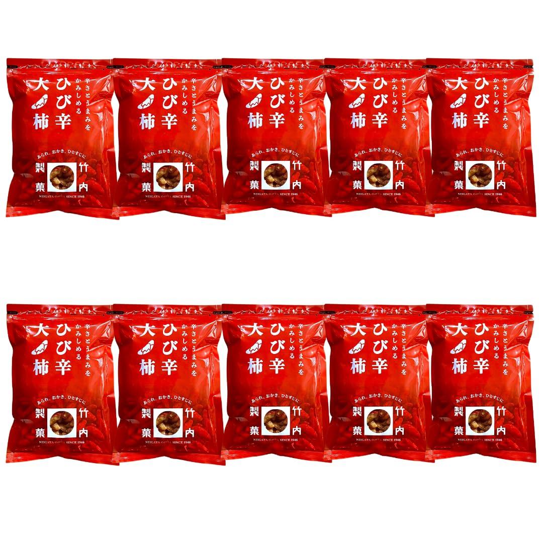 

Hibisara Ogaki 220g Rice Rice Hibisara Bulk Purchase Set Commercial Snacks [10-Bag Set] (Cracked Persimmon) (10 Bags) - Crackers, Crackers, (Cracked
