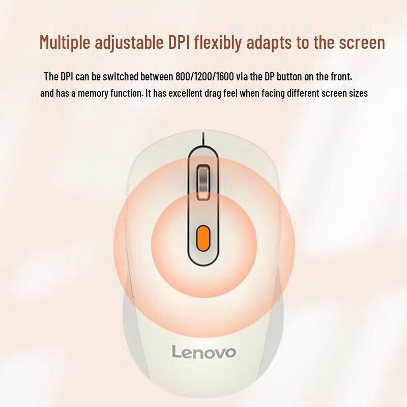 Lenovo Howard Dual-Mode Bluetooth Rechargeable Mouse