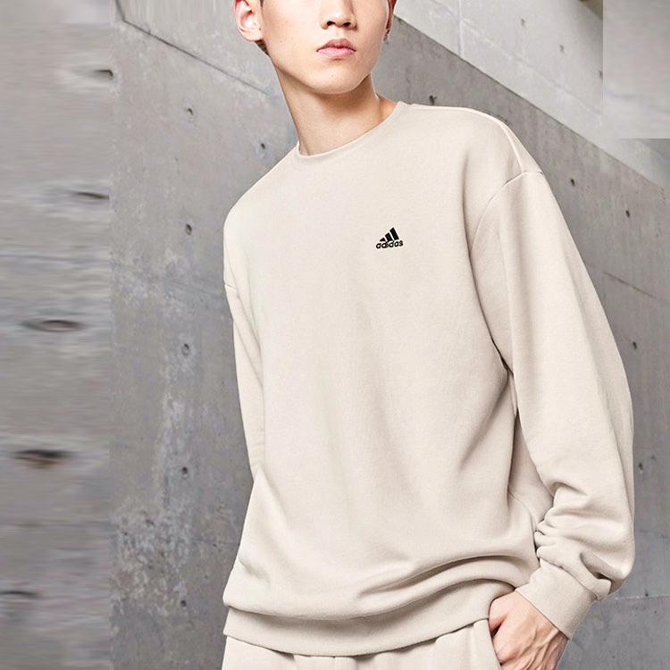 New Adidas Sweatshirt Unisex Bauxite Brown IV7598