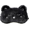 Silk Sleep Mask - Comfortable Eye Night Mask (Black Cat)