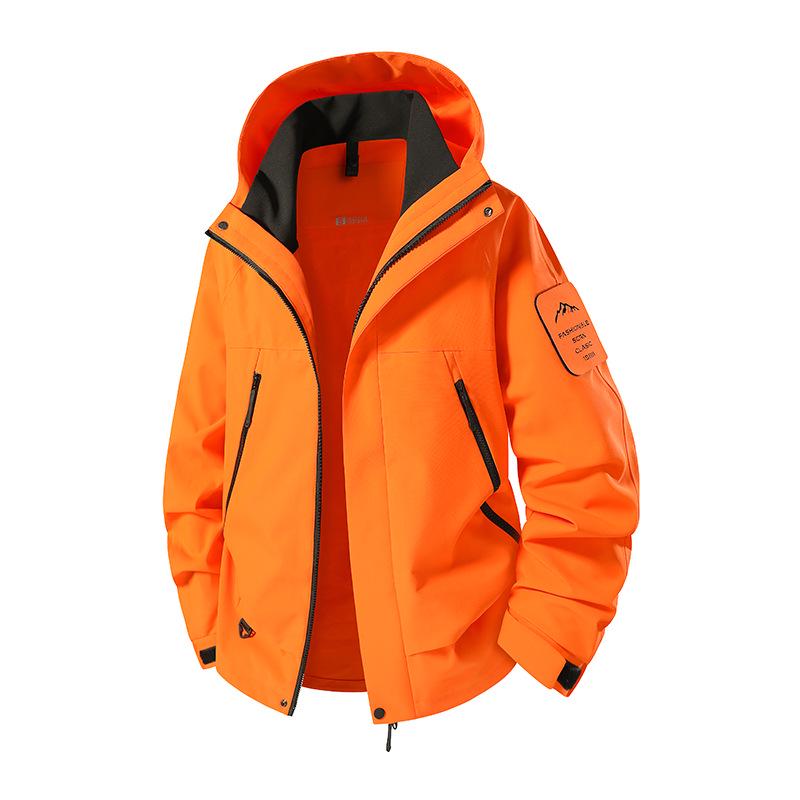 Mountain Windproof Waterproof Hooded Jacket for Outdoor Hiking and Climbing - Unisex