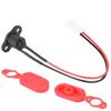 Monopattino Elettrico Kit Copri Porta, Porta di Ricarica Sve in Silicone con Copertura Resistente all'Acqua per Accessorio Monopattino Elettrico M365