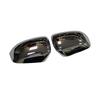 Chrome Top Half Door Side Mirror Cover 2PCS for Left and Right Sides For 2011-2016 Dodge Durango & Jeep Grand Cherokee