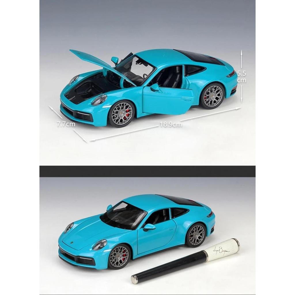 WELLY 1/24 Porsche 911 Carrera 4S Alloy Car Model Diecasts & Toy Vehicles Collect Car Toy Boy Birthday Gifts