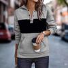 2025 New Women's Casual Hooded Long-sleeved Pullover Regular Multi-color Sweatshirt