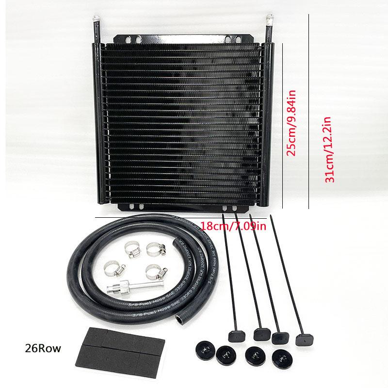 Oil Cooler Aluminum Transmission Oil Cooler 12Row 15Row 17Row Automatic Stacked Plate Oil Cooler Radiator