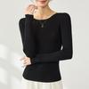 Yangzi Ultra-Fine 18-Gauge Wool One-Shoulder Sweater – Early Autumn Versatile Top