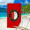 Feyenoord Rotterdam Crest Microfiber Beach Towel, Lightweight And Quick-Dry, for Summer Travel, Beach Essential, Swimming Pool Outdoor