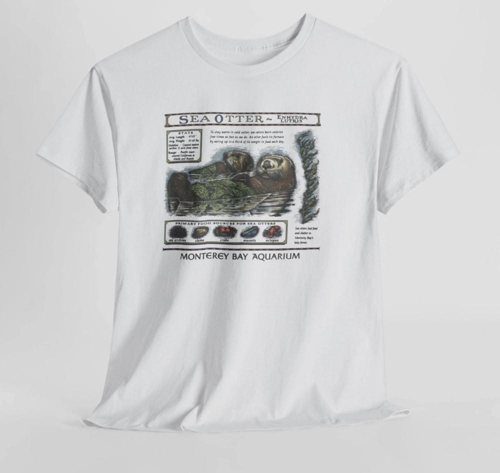 

Vintage Sea Otters Monterey Bay Aquarium Shirt Unisex T-Shirt S