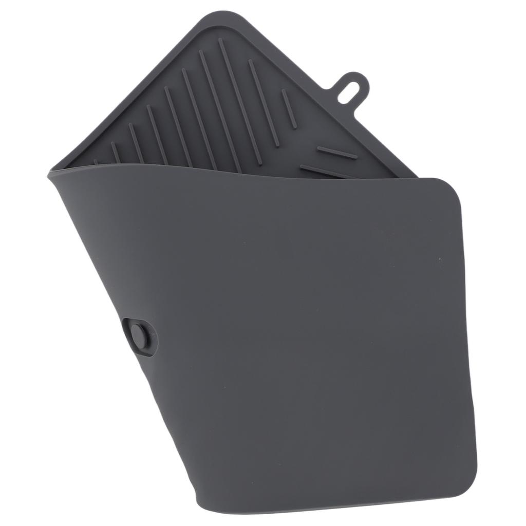 Silicone Drainage Pad Multipurpose Waterproof Collapsible Heat Resistance Thicken Silicone Dish Drying Mat for Kitchen