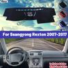 High Quality For Ssangyong Rexton 2007-2017 Car Dashboard Cover Mat Sun Shade Avoid Light Pad Carpets Anti-UV Interior