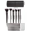 Black Makeup Brush Set Professional Super soft detail brush Blush Brush Foundation Concealer Eyeshadow Brush Women Beauty Tool