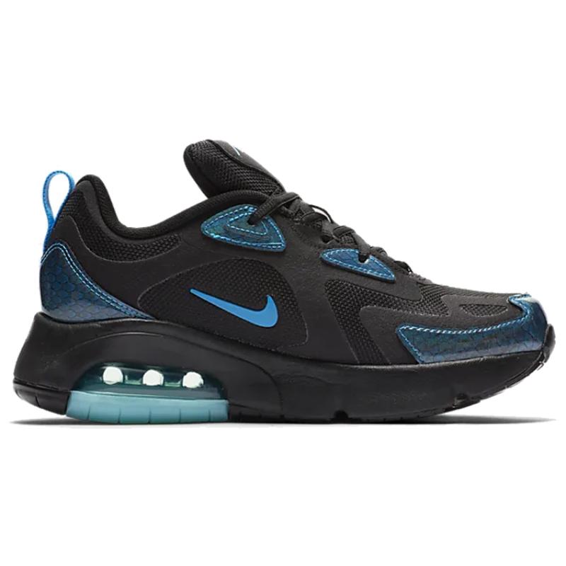 Nike Air Max 200 Black Blue Hero GS Sneakers CQ4009-001