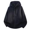 Unisex Oversized Hooded Knit Sweater Winter Casual Wear Loose Fit Long Sleeve Pullover With Jacquard