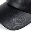 Unisex 1985 Imprinting Leather Baseball Caps Spring and Autumn Outdoor Adjustable Casual Hats Sunscreen Hat