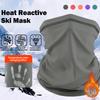 Heat Reactive Balaclava Unisex Temperature Sensitive Color Change Face Mask Ski Hood Full Head Wrap For Outdoor Hiking Cycling