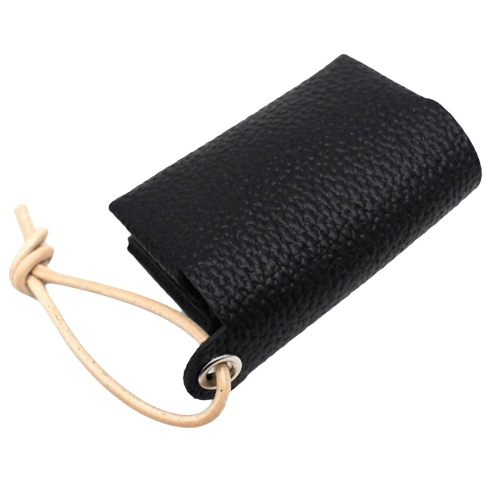 

Soft Material Hanging Bag Pendant Faux Leather Travel Pouch Small Tissue Holder Sanitary Bags чёрный