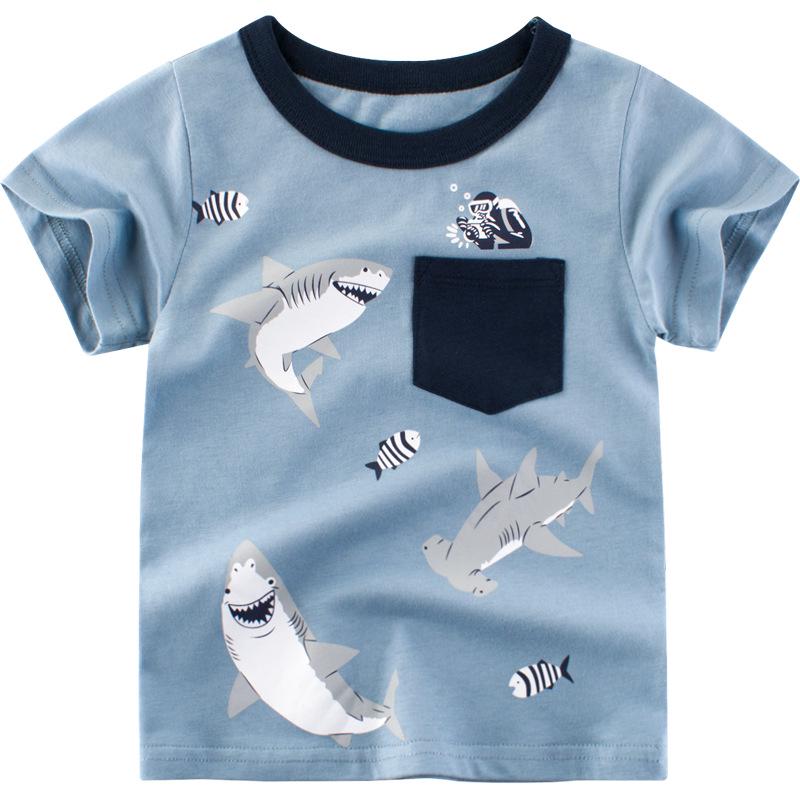 Korean Style 2024 Summer Kids' T-Shirts: Short Sleeve Baby & Boys' Clothing