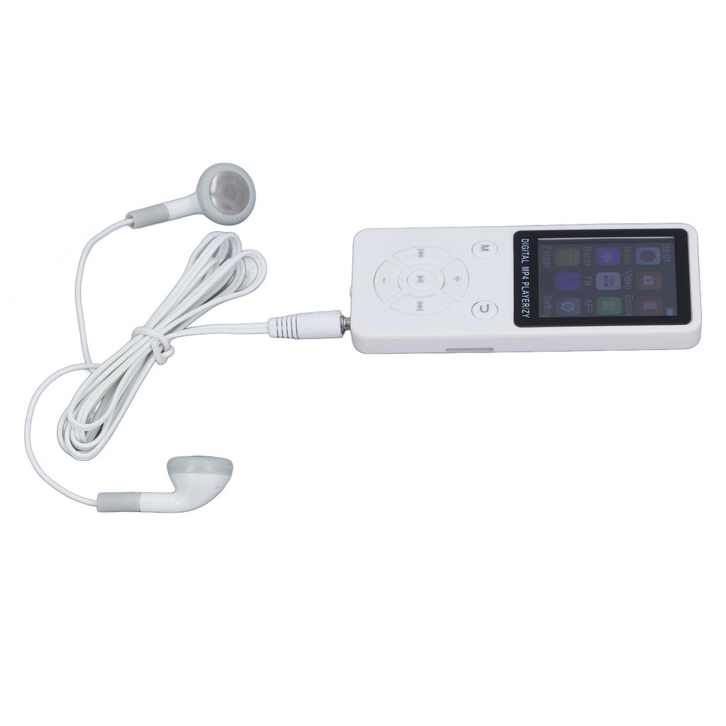 MP3 MP4 Player with Bluetooth 1.8 Inch LCD Color Screen HiFi Lossless Portable Music Player with Speaker Video Playback