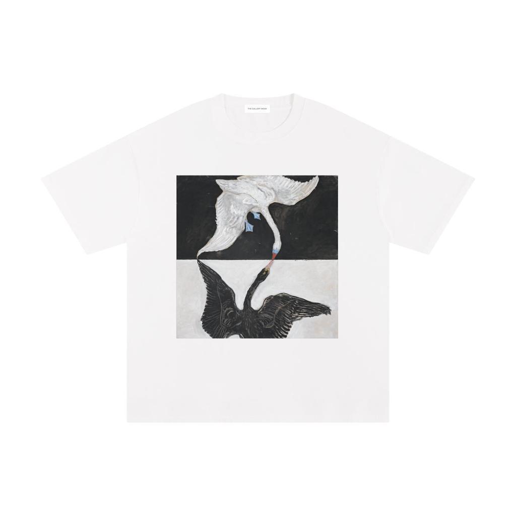 Hilma Af Klint Group IXSUW The Swan No. 1 Front Graphic Unisex T-shirt Vintage Art Shirt Spiritual Modernism Streetwear N0014